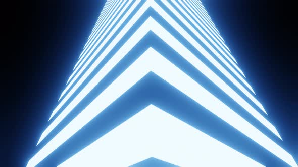 Neon Blue Tower 4K alt