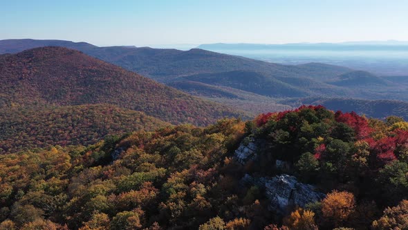 Tibbet Knob and Trout Run Valley, Autumn alt