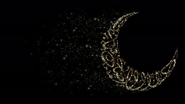 Eid Al Adha Mubarak Moon Decorations alt