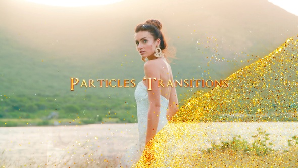 Particles Glitter Transitions