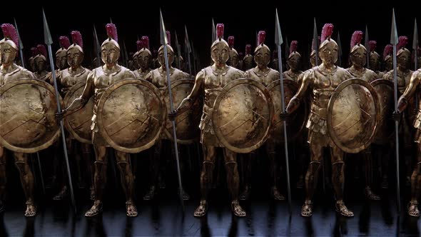 Spartan Warriors Statues 03
