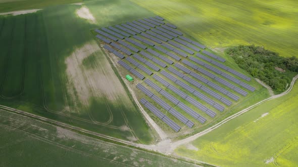Aerial Photovoltaic Farm 06