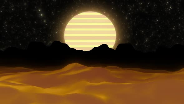 Abstract Retro Moon alt