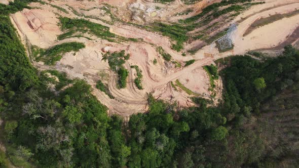 Deforestation build for electric tower alt