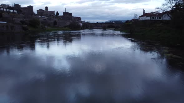 Flying Over The Cloudy River 4K 02 alt