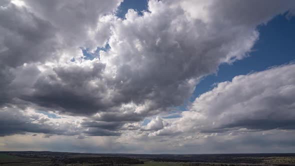 Blue Sky White Clouds