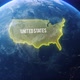 Earh Zoom In Space To United States Country Alpha Output - VideoHive Item for Sale