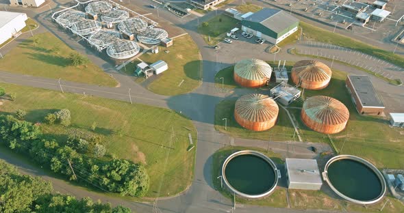 Modern Urban Wastewater Treatment Plant Water Purification is the Process of Removing Undesirable alt