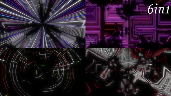 Neon Patterns for Led Screens (6in1) alt