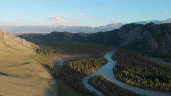 Kurai Steppe and Chuya River