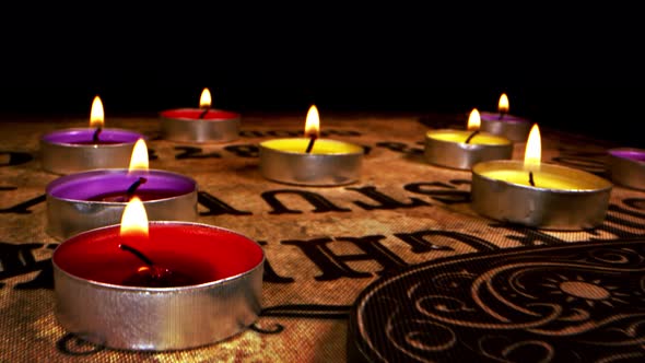 Spiritual Ouija Board And The Candles 1 alt
