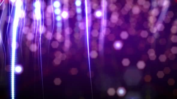 Purple Crystal Particles