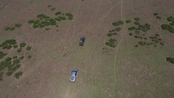 Desert Safari Offroading Group of Car 4X4 Vehicle Rides on Desert Dune Barkhan alt