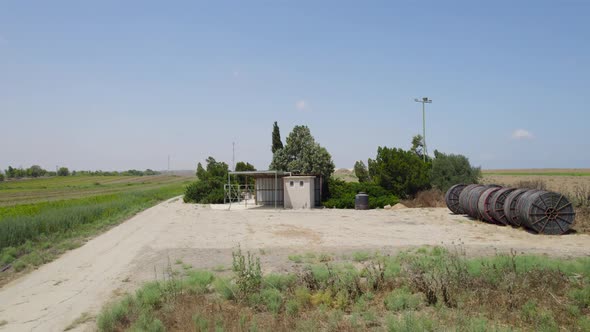 Agricultural Structure at Alumim Kibbutz at Sdot Negev, Israel alt