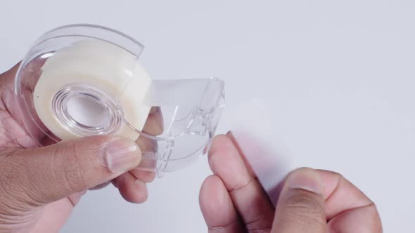 Sticky Tape Dispenser In Hand alt