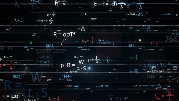 Blocks of abstract mathematical formulas alt