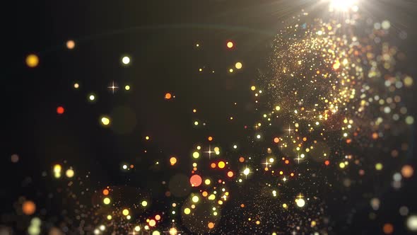 Lights Glittering Particle