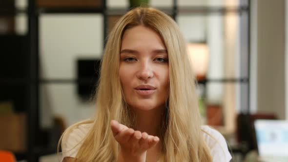 Flying Kiss By beautiful Girl alt