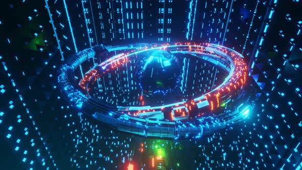 Digital line | Digital looped background