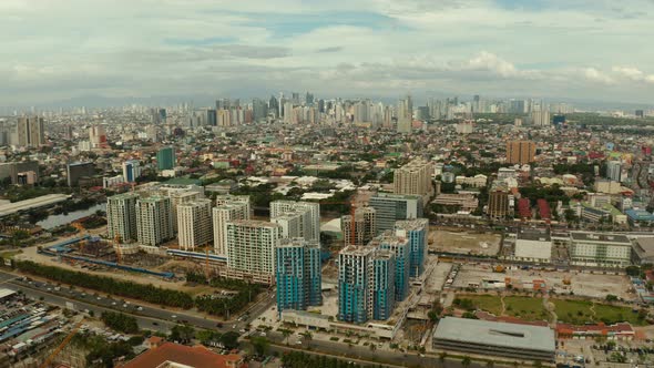 Manila, the Capital of the Philippines, Aerial View alt