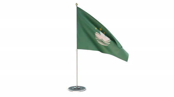 Macau Office Small Flag Pole