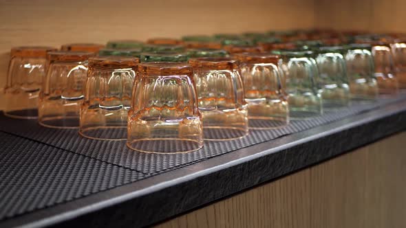 Transparent Glasses for Water or Juice