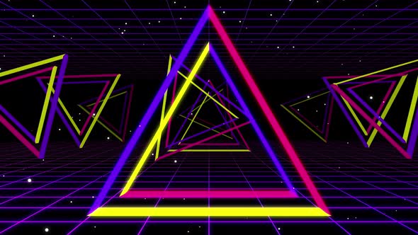 Triangle Neon 02 4k 