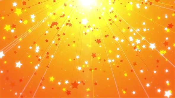 Star Light Background Orange Theme
