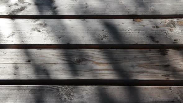 Wooden Background And Shadows