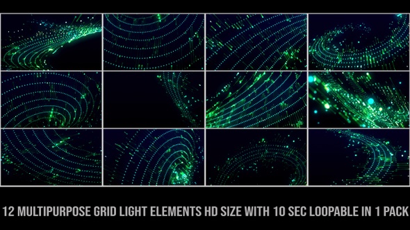 Multipurpose Grid Light Elements V01