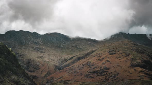 Time Lapse Over Mountains