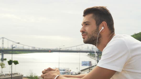 The Dreaming Guy Is Listening To Music alt