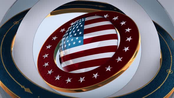 United States of America Flag 4K alt