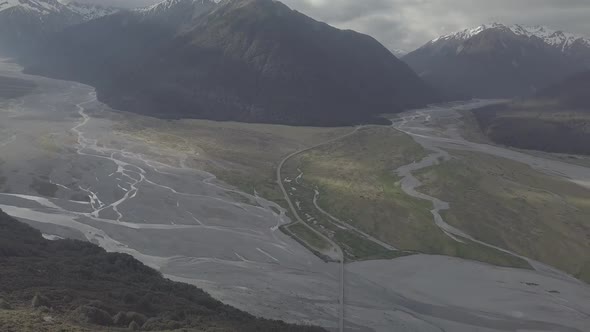 Valley in Southern Alps