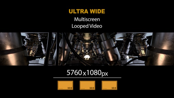 Ultra Wide HD Sci Fi Machine 01
