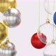 4K Looped Spinning Christmas Balls - VideoHive Item for Sale