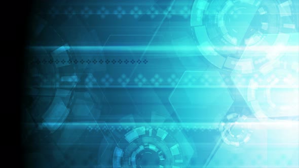 Bright Blue Abstract Technology alt