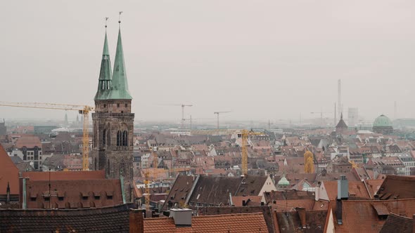 Panoramic View of Nuremberg Germany