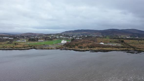 Aerial View of Ardara in County Donegal - Ireland alt