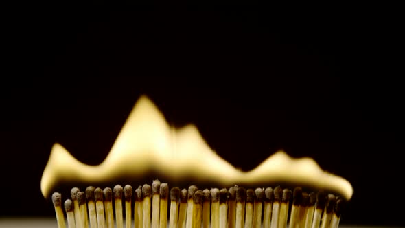Burning matches, Ultra Slow Motion alt