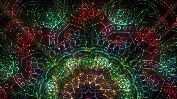 Colourful Holydays Mandala