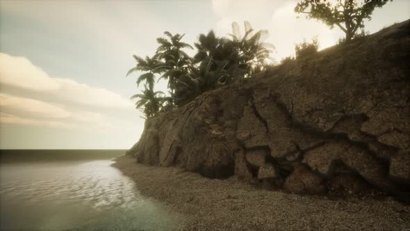 Soft Twilight of the Amazing Tropical Marine Beach alt