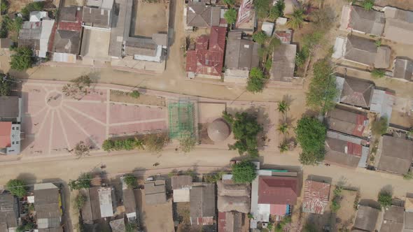 Palenque Square. Aerial Shot