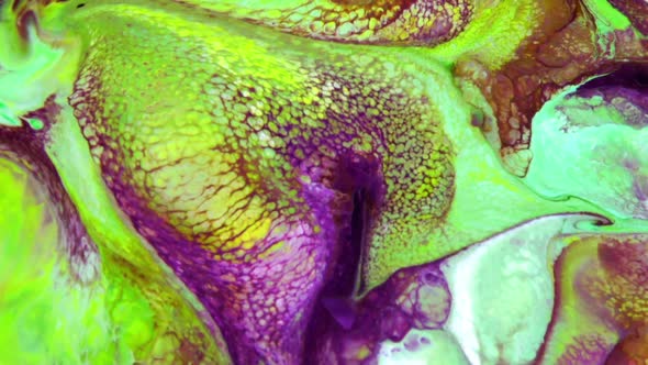 Abstract Colorful Sacral Liquid Waves Texture 482 alt