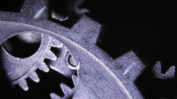 Abstract Grunge Industrial Clock Gears  alt