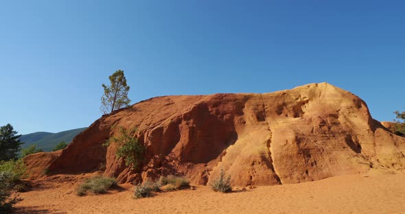 The french Colorado, Rustrel, Vaucluse, Provence,France alt