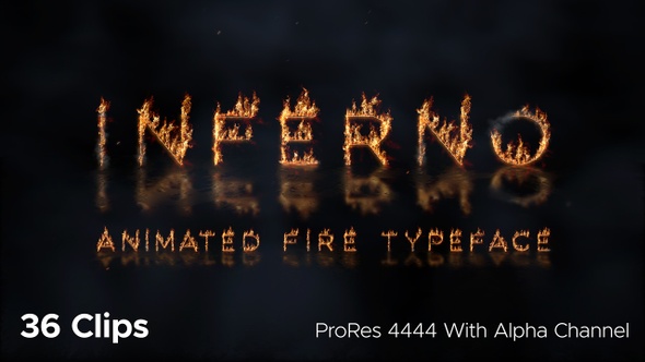 Inferno Typeface - Motion Graphics