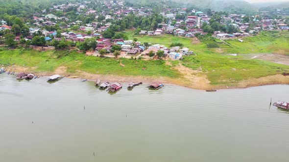 Sangkhlaburi  Mon Village River 