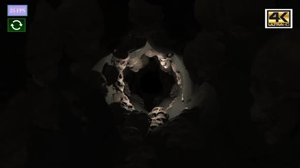 Halloween Mystery Skull Cave A2 4K