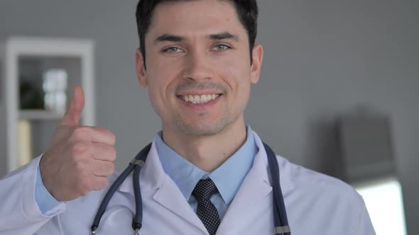 Thumbs Up By Young Doctor alt